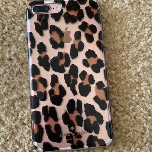 Used Kate Spade ♠️ iPhone 7/8 Plus Leopard Case